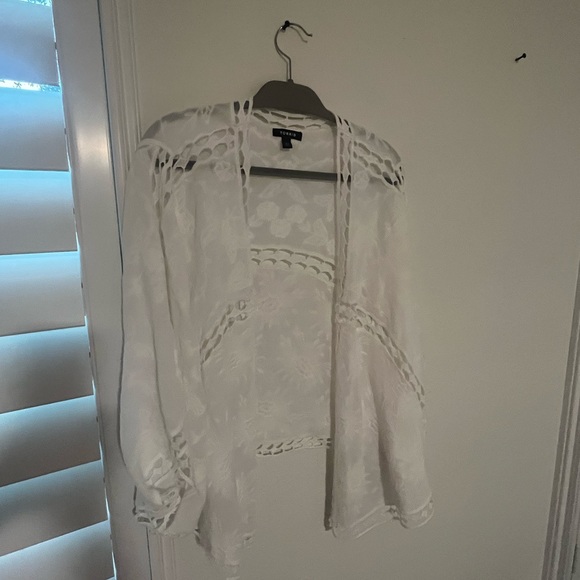 Torrid Crochet Lace Inset Kimono- still in stores! - Picture 5 of 6